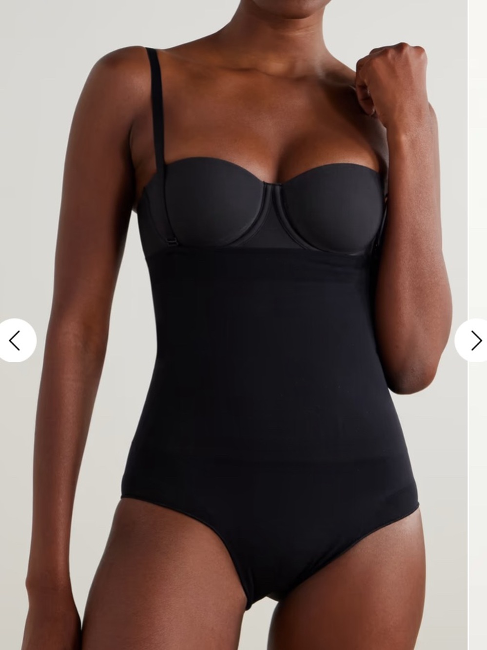 Skims Core Control High Waist Briefs - Onyx